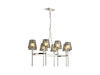 KOHLER K-32502-CH08-SNL Greenwich 40" eight-light chandelier