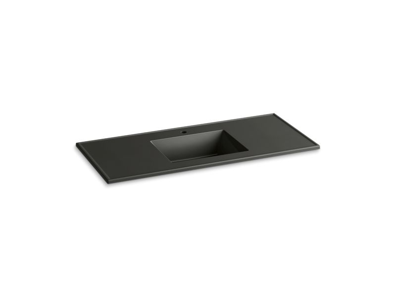 KOHLER K-2783-1 Ceramic/Impressions 49" Vitreous china vanity top with integrated rectangular sink