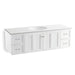 KOHLER K-99523-SD-1WA Damask 60" wall-hung bathroom vanity cabinet with 2 doors and 4 drawers, split top drawer