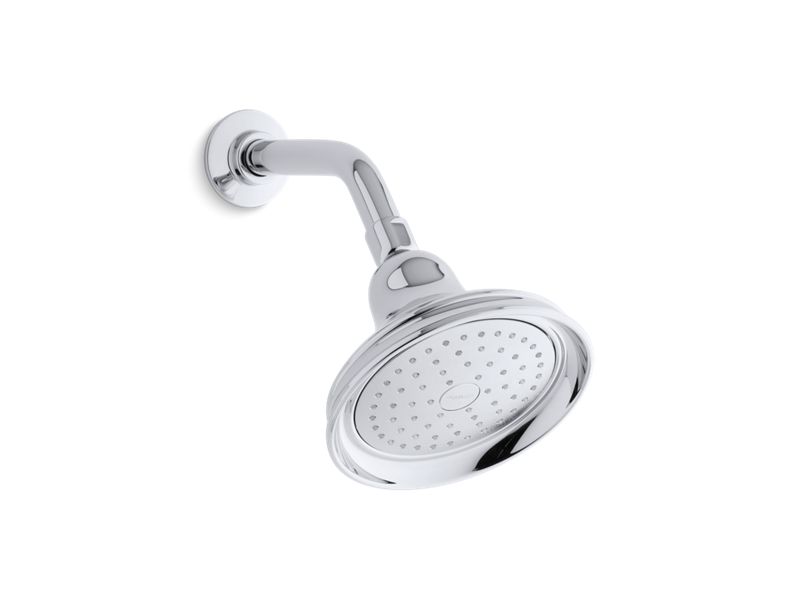 KOHLER K-10590-AK Bancroft 2.5 gpm single-function showerhead with Katalyst air-induction technology