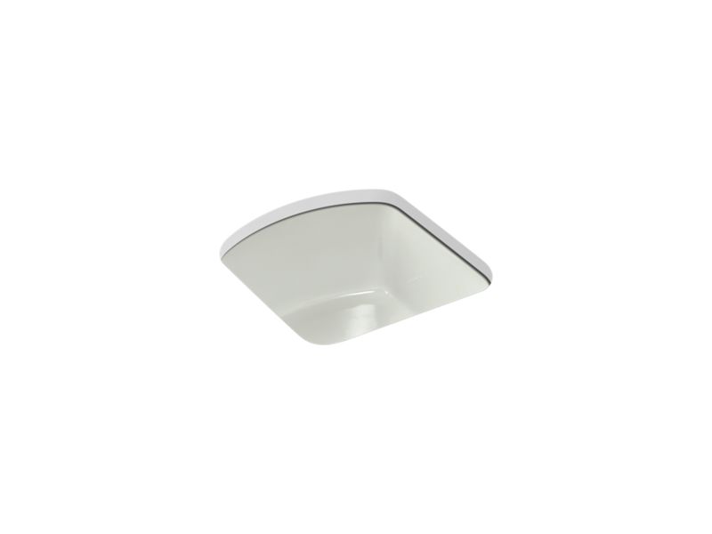 KOHLER K-5848 Napa 18-3/4" x 18-11/16" x 9-5/8" Undermount bar sink with no faucet holes
