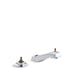 KOHLER 7307-K-CP Triton Widespread Commercial Bathroom Sink Faucet With Rigid Connections, Requires Handles, Drain Not Included in Polished Chrome
