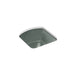 KOHLER K-5848 Napa 18-3/4" x 18-11/16" x 9-5/8" Undermount bar sink with no faucet holes