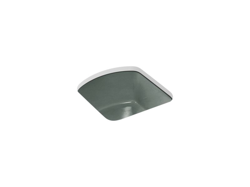 KOHLER K-5848 Napa 18-3/4" x 18-11/16" x 9-5/8" Undermount bar sink with no faucet holes