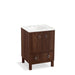KOHLER K-99501-LG-1WE Jacquard 24" bathroom vanity cabinet with furniture legs, 2 doors and 1 drawer