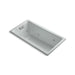 KOHLER K-852-H2-95 Tea-for-Two 60" x 32" drop-in whirlpool with reversible drain and heater without trim