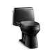 KOHLER K-3811 Santa Rosa One-piece compact elongated 1.6 gpf chair height toilet with slow-close seat