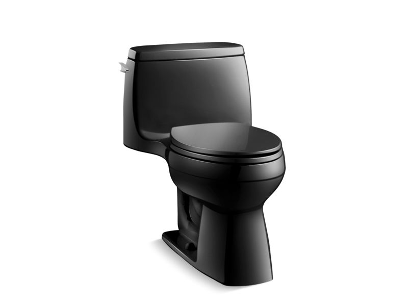 KOHLER K-3811 Santa Rosa One-piece compact elongated 1.6 gpf chair height toilet with slow-close seat