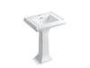 KOHLER 2238-1 Memoirs Classic 24" pedestal bathroom sink with single faucet hole