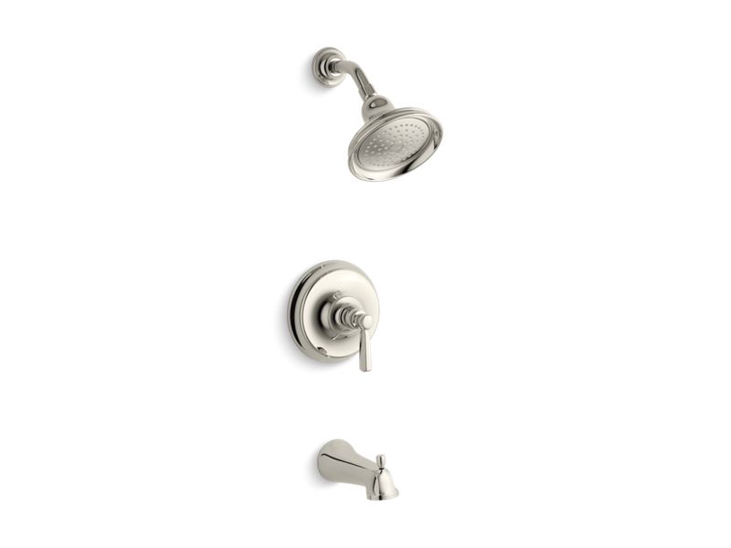 KOHLER K-TS10581-4 Bancroft Rite-Temp bath and shower trim set with NPT spout, valve not included