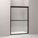 KOHLER 709063-L-ABZ Gradient Sliding Shower Door, 70-1/16" H X 47-5/8" W, With 1/4" Thick Crystal Clear Glass in Anodized Dark Bronze