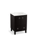 KOHLER K-99501-LG-1WU Jacquard 24" bathroom vanity cabinet with furniture legs, 2 doors and 1 drawer