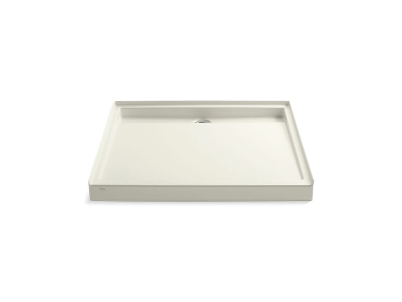 KOHLER K-9998 Groove 48" x 48" single threshold rear center drain shower base