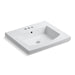 KOHLER K-2956-4-0 Persuade Curv Vanity-top bathroom sink with 4" centerset faucet holes
