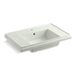 KOHLER K-2758-1-NY Tresham 30" pedestal bathroom sink basin with single faucet hole
