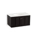 KOHLER K-99518-1WU Damask 36" wall-hung bathroom vanity cabinet with 2 doors