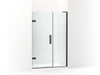 KOHLER 27604-10L-BL Composed 45-1/4"–46" W X 71-1/2" H Frameless Pivot Shower Door With 3/8" Crystal Clear Glass And Back-To-Back Vertical Door Pulls in Matte Black