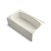 KOHLER K-520-96 Dynametric 60" x 32" alcove bath with right-hand drain