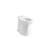 KOHLER K-20485 Irvine Comfort Height Elongated chair-height toilet bowl with ContinuousClean, Comfort Height, skirted trapway, seat not included