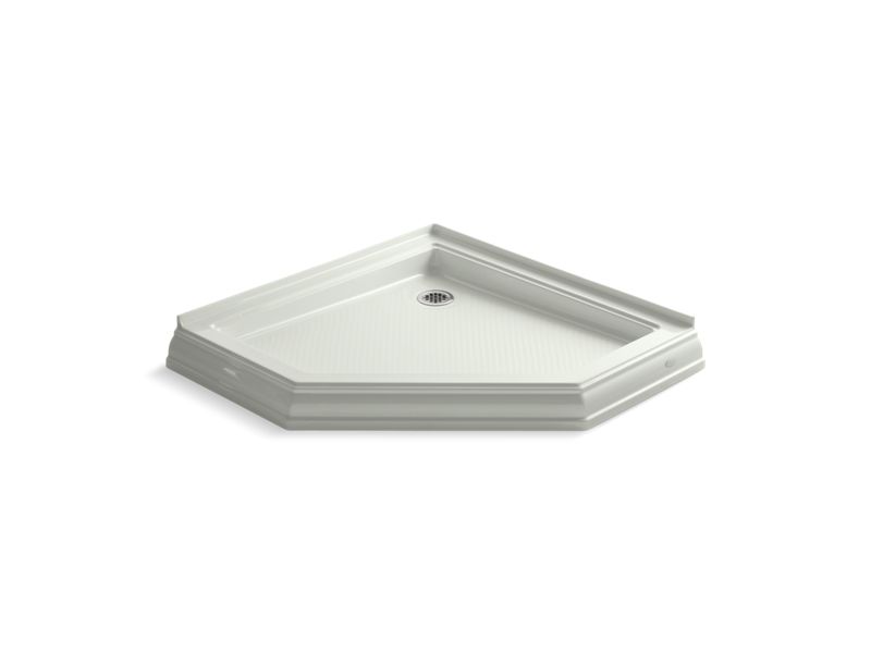 KOHLER K-9542 Memoirs 42" x 42" Neo-angle single threshold rear center drain shower base