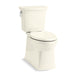 KOHLER 5709-96 Corbelle Comfort Height Continuousclean Two-Piece Elongated 1.28 Gpf Chair Height Toilet With Continuousclean Technology in Biscuit
