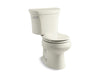 KOHLER 3947-U-96 Wellworth Two-Piece Round-Front 1.28 Gpf Toilet With Insulated Tank And 14" Rough-In in Biscuit