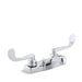 KOHLER 7401-5A-CP Triton Centerset Commercial Bathroom Sink Faucet With Pop-Up Drain And Wristblade Lever Handles in Polished Chrome