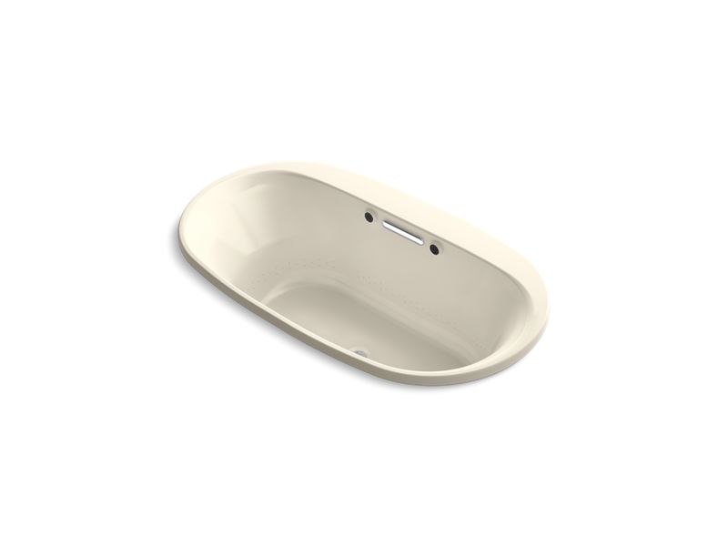 KOHLER K-5716-GW-47 Underscore Oval 66" x 36" drop-in BubbleMassage(TM) Air Bath with Bask(TM) heated surface