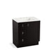 KOHLER K-99530-TKL-1WU Poplin 30" bathroom vanity cabinet with toe kick, 1 door and 3 drawers on left
