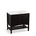 KOHLER K-99556-L-1WU Marabou 36" bathroom vanity cabinet with 2 doors and 2 drawers on left