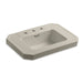 KOHLER K-2323-8-G9 Kathryn Bathroom sink basin with 8" widespread faucet holes