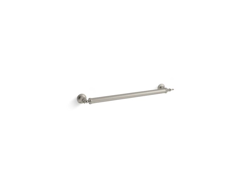 KOHLER 26530-BN Decorative 24" Grab Bar in Vibrant Brushed Nickel