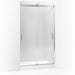 KOHLER K-706011-L Levity Sliding shower door, 82" H x 44-5/8 - 47-5/8" W, with 3/8" thick Crystal Clear glass