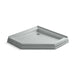 KOHLER K-9542-95 Memoirs 42" x 42" Neo-angle single threshold rear center drain shower base
