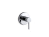 KOHLER T10944-4-CP Stillness Valve Trim With Lever Handle For Transfer Valve, Requires Valve in Polished Chrome