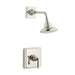 KOHLER TS13134-4B-SN Pinstripe Rite-Temp(R) Shower Valve Trim With Lever Handle And 2.5 Gpm Showerhead in Vibrant Polished Nickel