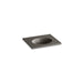 KOHLER K-2791-1 Ceramic/Impressions 25" oval vanity-top bathroom sink with single faucet hole