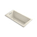 KOHLER K-1167-GVB-47 Underscore Rectangle 60" x 30" drop-in VibrAcoustic + BubbleMassage(TM) Air Bath