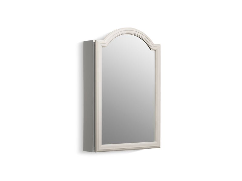 KOHLER K-CB-CLW2030DAW Devonshire 20" W x 29-1/2" H White enameled aluminum single-door medicine cabinet