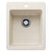 BLANCO Liven SILGRANIT 17" Dual Mount Bar Sink - Soft White