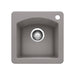 BLANCO 440203 Diamond Dual Mount Bar Sink - Metallic Gray