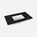 Quartz Stone Vanity Top, 36" x 1-1/8" x 23", Center Undercounter Sink, Three Hole, For Sendai, Bergman, Mackey and Chest