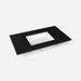 Quartz Stone Vanity Top, 37" x 3/4" x 22", Center Undercounter Sink, Single Hole, For Islamorada and Sinca