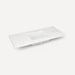 Quartz Stone Vanity Top, 49" x 3/4" x 22", Center Undercounter Sink, Three Hole, For Islamorada and Sinca