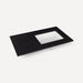 Quartz Stone Vanity Top, 37" x 3/4" x 22", Right Offset Undercounter Sink, Single Hole