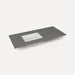 Quartz Stone Vanity Top, 49" x 3/4" x 22", Left Offset Undercounter Sink, Single Hole
