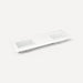 Quartz Stone Vanity Top, 61" x 3/4" x 22", Double Undercounter Sink, Single Hole