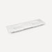 Quartz Stone Vanity Top, 73" x 3/4" x 22", Double Undercounter Sink, Single Hole