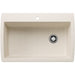 BLANCO 443072 Diamond Super Single Dual Mount Kitchen Sink - Soft White