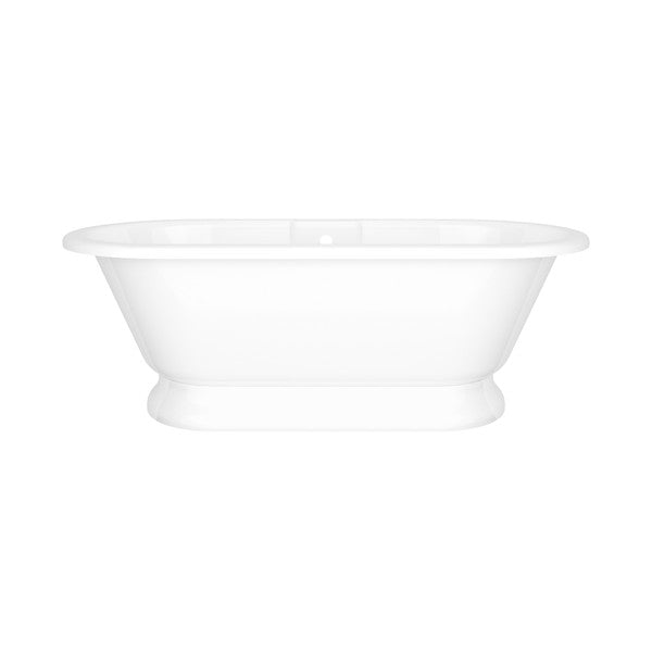 Victoria+Albert YOR York 69" x 32" Freestanding Soaking Bathtub With Pedestal Base And Void